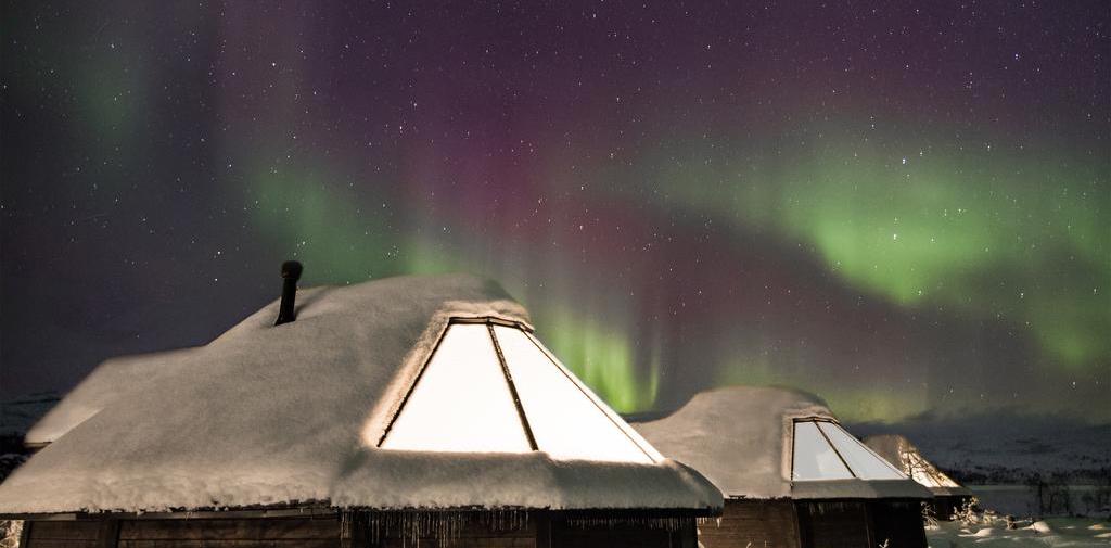 Unique hotel Arctic Land Glass Igloos, Finland